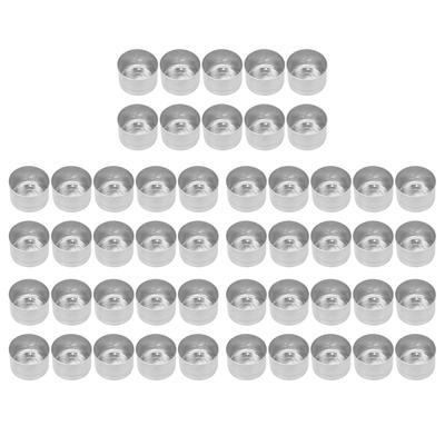 50 Stück Kerzensockel, längere Lebensdauer, langlebig, hitzebeständig, DIY-Material für die Herstellung von Kerzen, Formbehälter