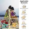 1pc Disney Princesses Glass Design Throw Blanket, Home Decor, Couch Cover, Outdoor Blanket, Gift for Her, Flannel Blanket, Suitable for Bedroom, Livin