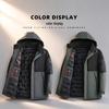 LRT Men's Detachable Hooded Insulated Padded Jacket
