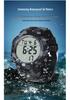 Sanda Men's Tactical Outdoor Camouflage Waterproof Sport Watch with Large Luminous Dial