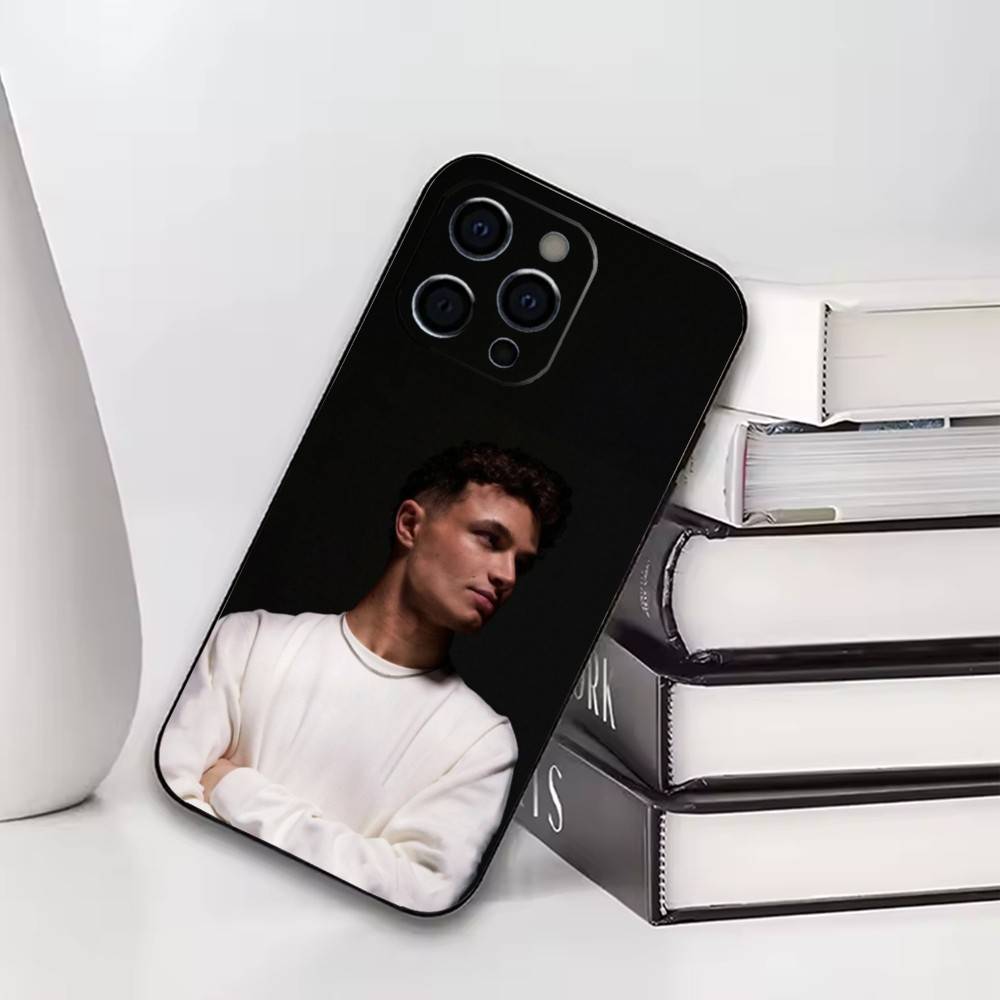 

Fashion Lando Norris Phone Case For iPhone17,16,15,14,13,12,11 Plus,Pro Others Soft Black Cover iPhone15