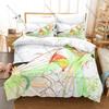 Ichika Aiji Kei Collar x Malice Crime Mystery Print Duvet Cover + 2 Pillowcases Otome Fans 3pcs Bedding Set Anime Kawaii