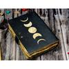 Sun and Moon Handmade Deckle Paper Journal for Men and Women7/5 Grimoire Spell Notebook for Traveling Sketchbook Poetry Book