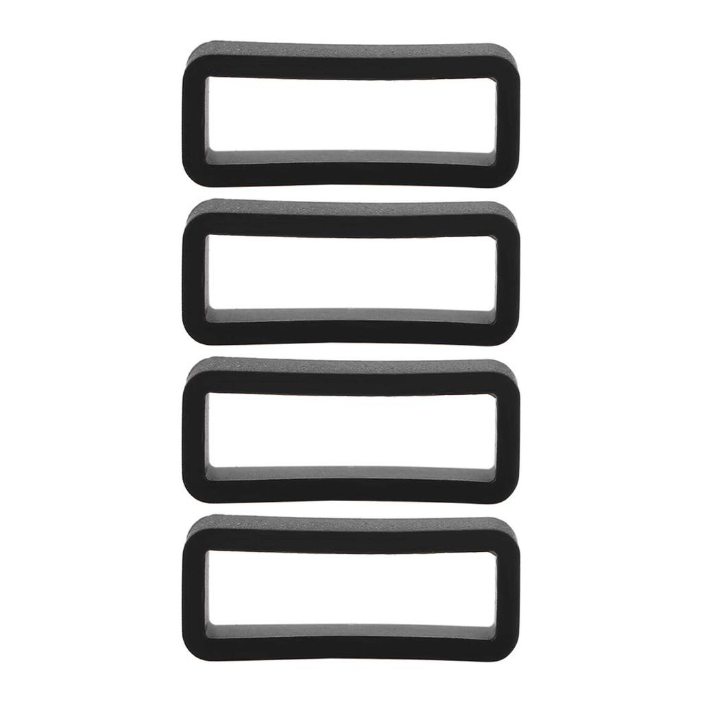 4 stk Erstatningssilikonklokkereim Sikkerhetsspenne Armbåndstilbehør for SWATCH (18 mm)