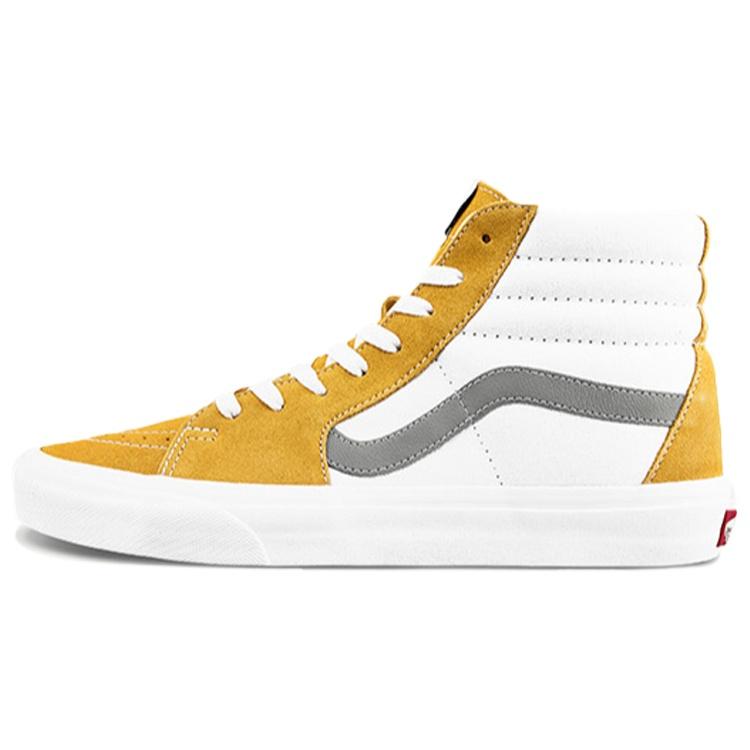Vans SK8-HI White Yellow Unisex  White Yellow  Men s VN0A4BV622L EU 34.5