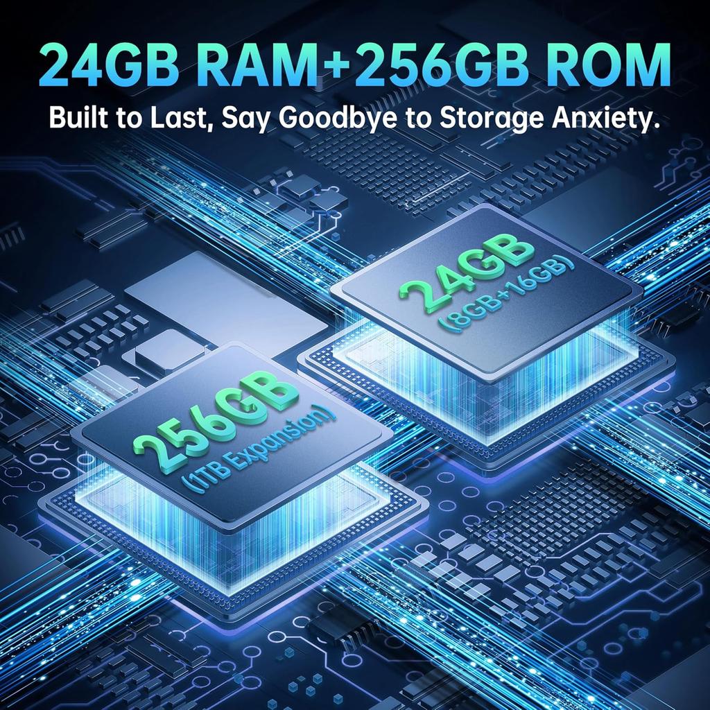 OUKITEL C59 Pro Unlocked Cell Phone Android 15-6.88”HD+ Screen 10000 mAh Battery 24GB +256GB Expand 1TB Mobile Phones with 120LM Flashlight