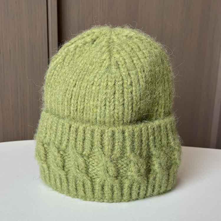 Dongdaemun New Women's Autumn and Winter Knitted Hats, Male and Female Couples Pullover Hats, Student Outdoor Warm Wool Hats