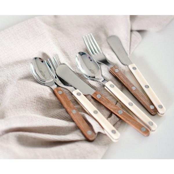 Saber Bistro Shiny Butter Spreader 16cm, Ivory, 1 piece, Korean popular tableware