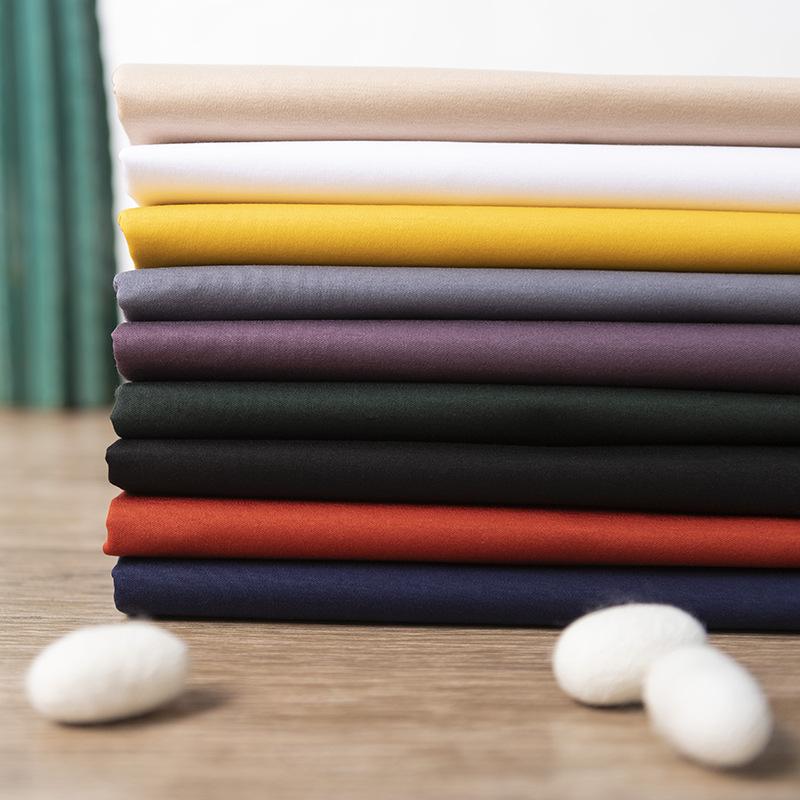 190g Double-sided Liquid Ammonia Mercerized Cotton T-shirt Business Casual Youth Premium Pure Cotton Long-sleeve T-shirt Minimalist Tops