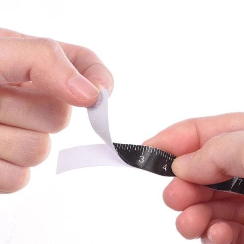 uxcell Measuring Ruler, Adhesive Workbench Ruler, 100cm, Left to Right Reading, Black