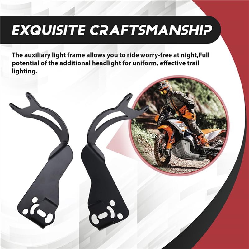 A16P-Motorcycle Spotlights Bracket Spotlights Bracket For 790 Adventure Fog Light Mount Motorcycle Accessories