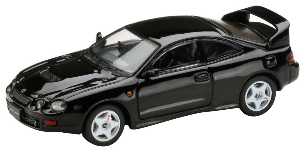 HJ64 Scale Toyota Celica JDM STYLE Black Finished Product 1/64 GT-FOUR (ST205)