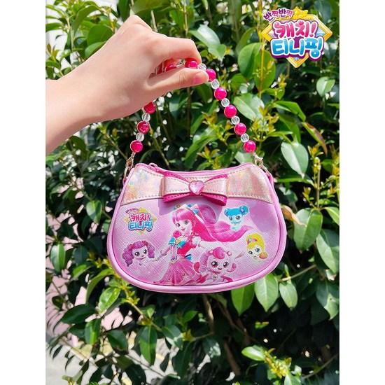Twinkle catchy nipping cross bag spinel aurora lace hatuping, a popular character in Korea