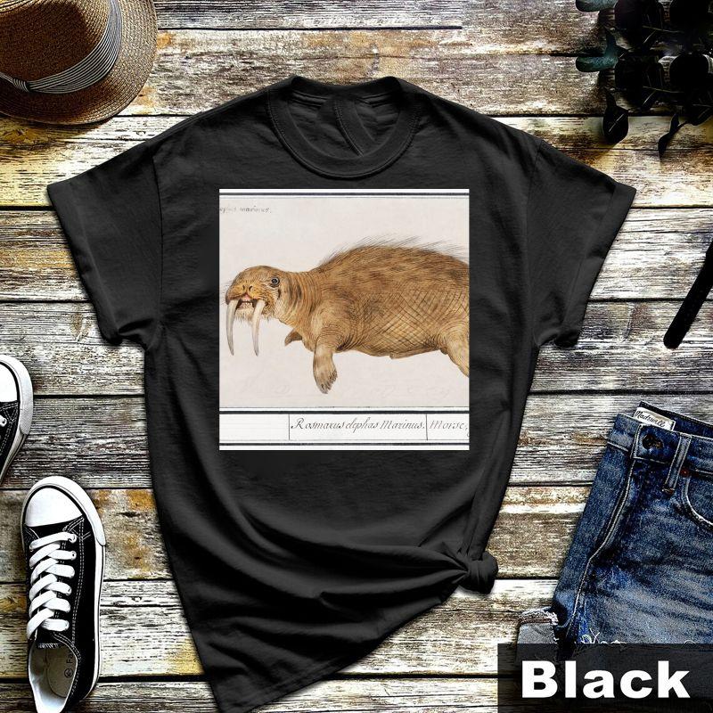 Creepy Walrus Drawing Vintage Illustration Classic Women 90s Girls Shirt Clothes T Shirts T Shirts Women S Tops Women S Printed T Graphics T Shirts Kupit Nedorogo Vygodnye Ceny Besplatnaya Dostavka Realnye Otzyvy S Foto