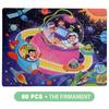 60 Piece Children's Puzzle Anime Cartoon Flat Puzzle Puzzle Puzzle Puzzle Board for Early Childhood Education Puzzle Building Bl