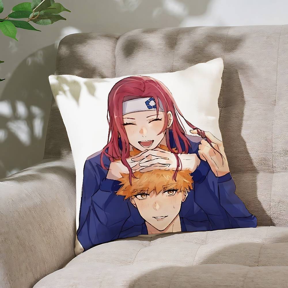 Hyoma Chigiri Rensuke Kunigami Case Cushion Cover Soft Cute Throw Pillow Case For Car Sofa Pillowcase Polyester With Zipper