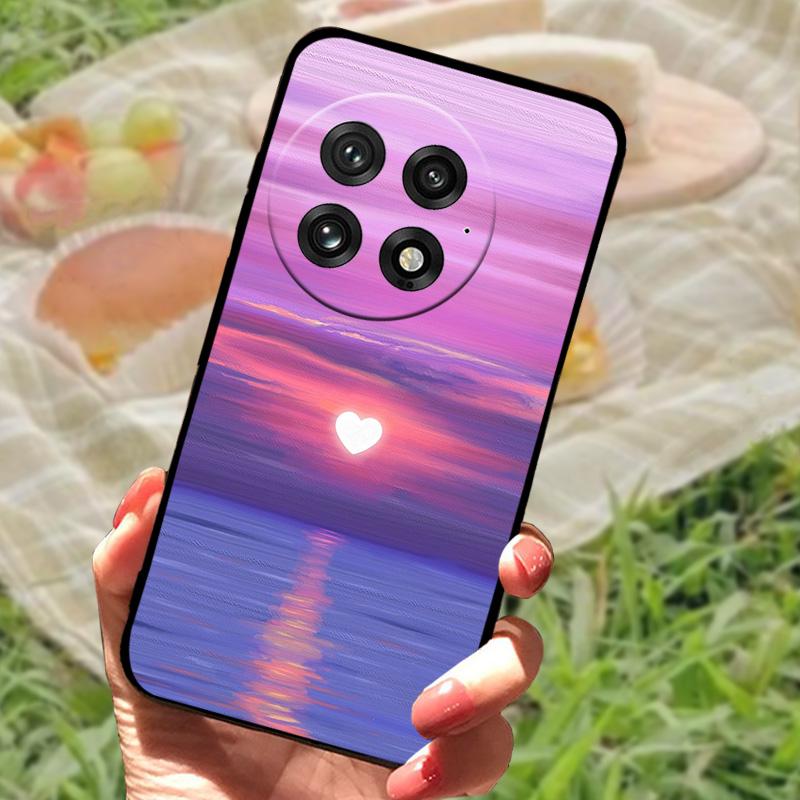 For OnePlus 13 Case Black Silicone Soft TPU Shockproof Protection Back Cover Cover For OnePlus 13 Phone Cases Fundas Capa
