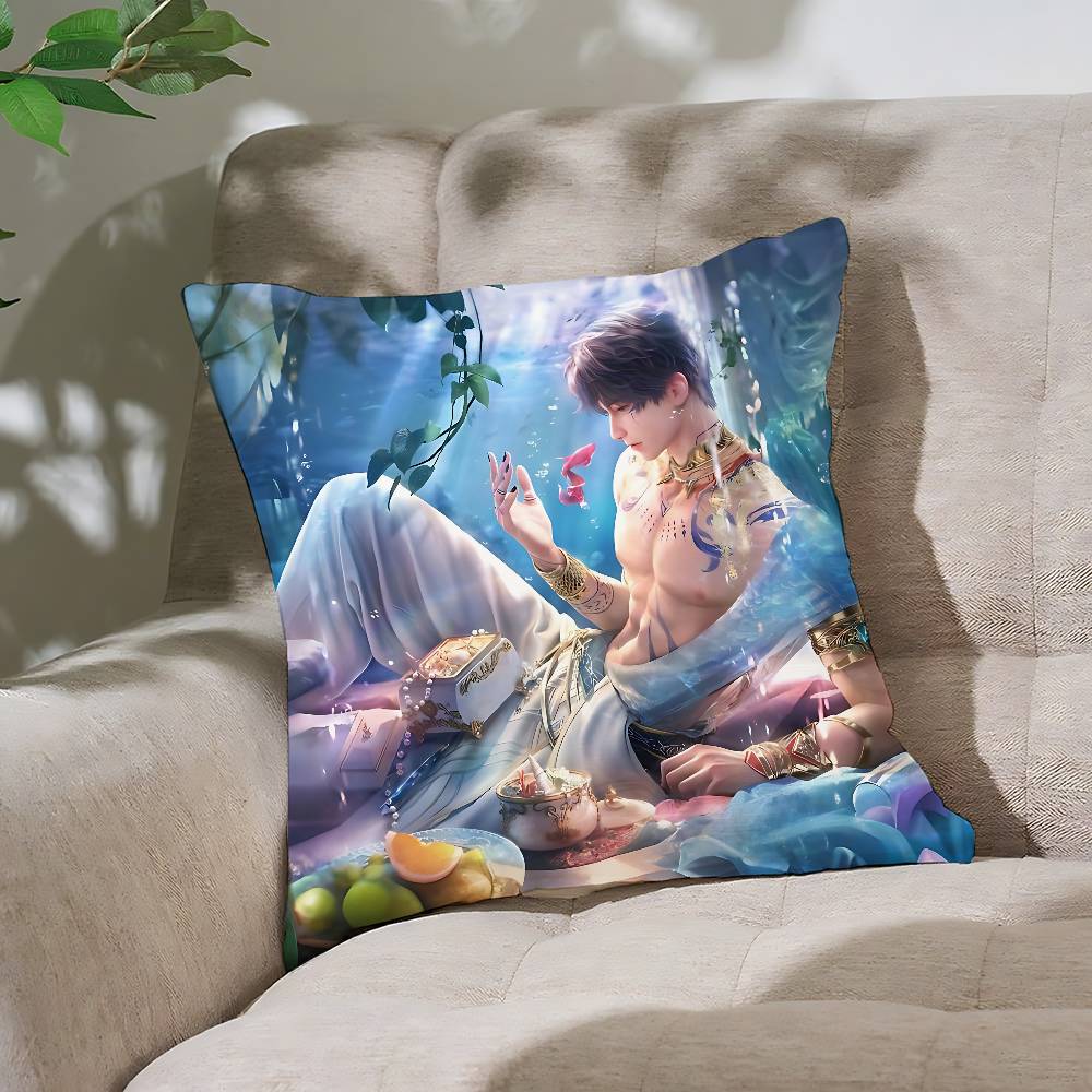Love And Deep Space Rafayel Customizable Square Pillowcases Stylish And Soft Perfect For Beds Cars And Sofas 40x40cm