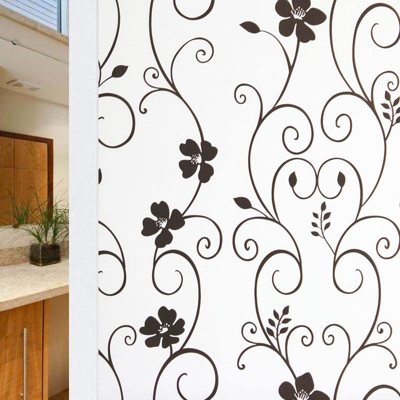 Window Privacy Film Glass WindowFilm Removable Vinyl Door Window CoveringsUV Blocking Sticker for Home Deco