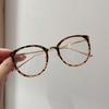 Anti Radiation Women Optical Glasses Anti-blue Oversized Round Eyeglass Frames Clear Metal Eyeglasses