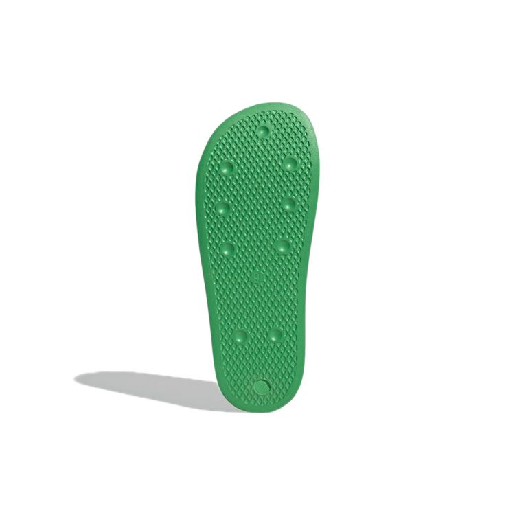 Adidas Originals Adilette Bequeme Lässige Schnelltrocknende Pantoletten Unisex Schuhe Grün Weiß FX5909