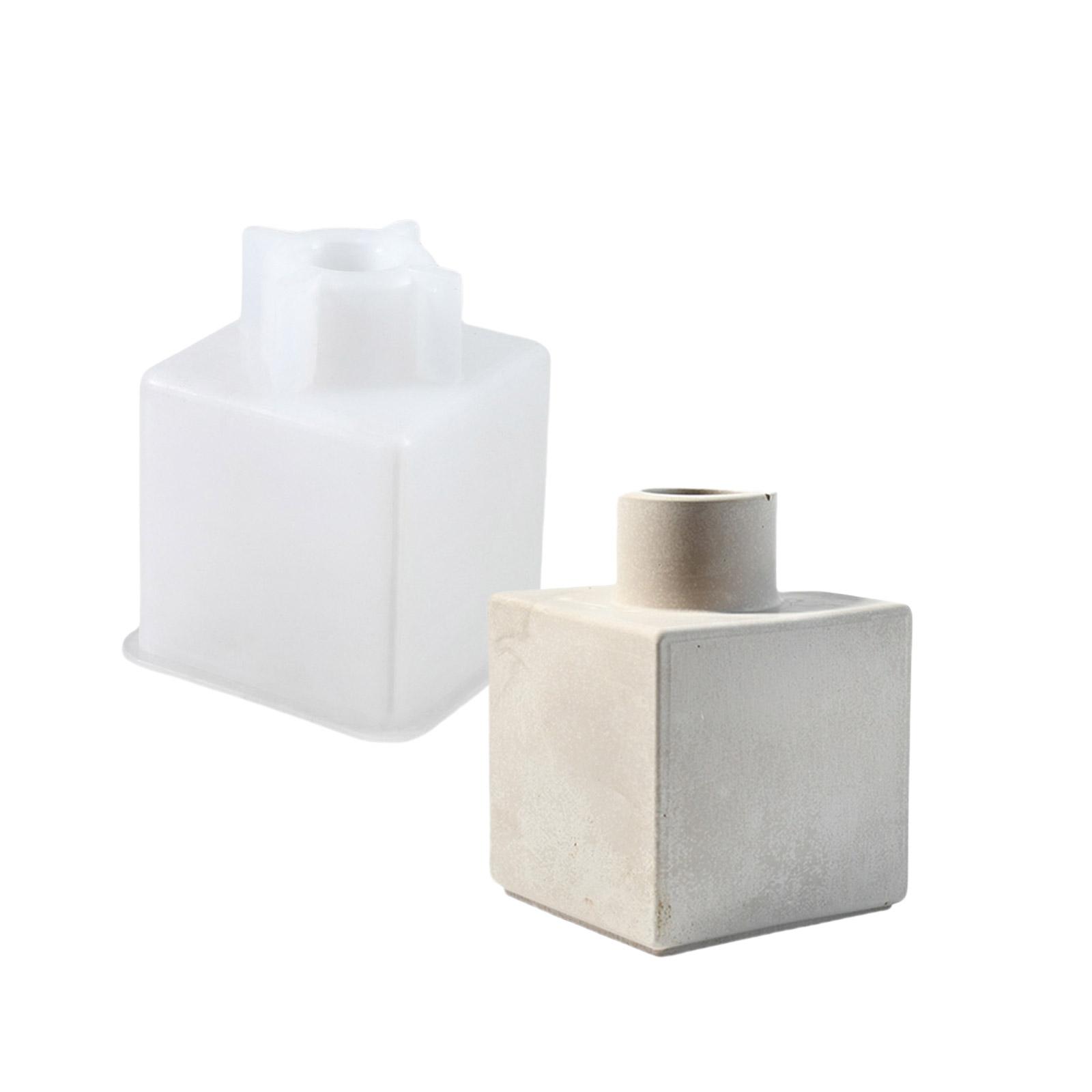 

Форма для вазы в форме квадратного куба, гибкая силиконовая форма для домашнего декора ручной работы, многоразовый инструмент для формовки ювелирных изделий