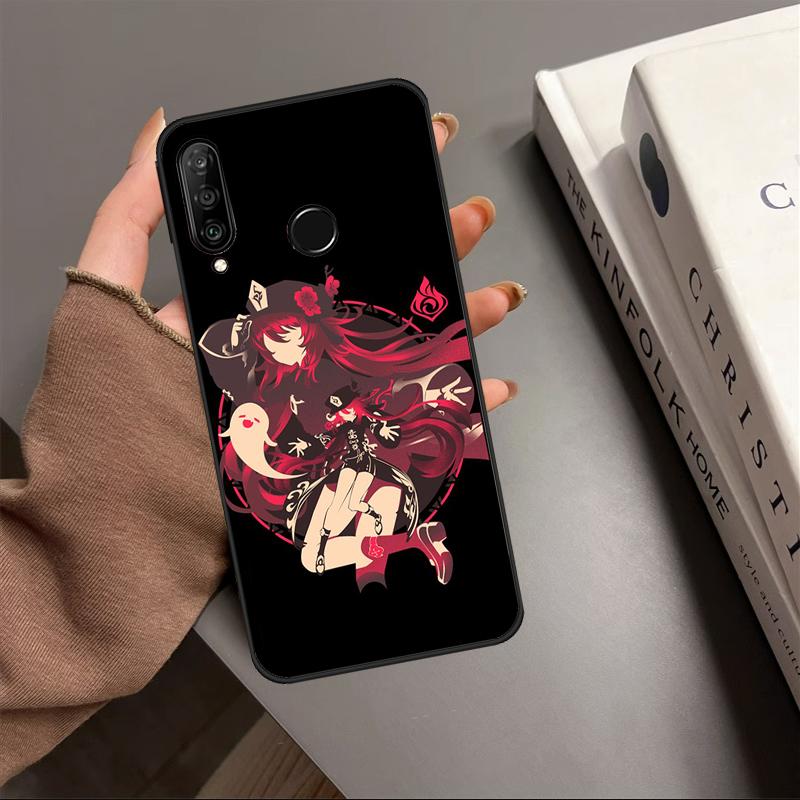 Genshin Impact Hu Tao For Huawei Nova 10 9 SE Y91 Y61 Y90 Y70 Y60 Y72 12s 12i 11i 7i 8i P60 Pro P30 P40 Lite Case
