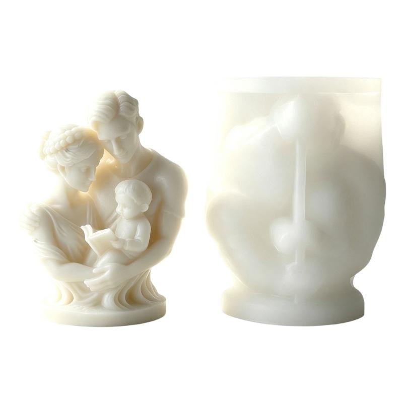 Human Sculpture Candle Silicone Molds Love Family Silicone Molds For Handmade Candle Soap Wedding Party Decoration