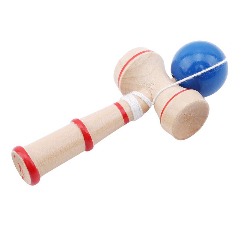 1pc Bamboo Ball Paint Kendama Matte Ball Kid Kendama Japanese Traditional Toy Wooden Ball Skillful Toy for Children
