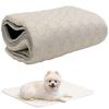 Tapis de Toilette Lavable pour Animaux de Compagnie pour et Grands Vétérinaires 5 4 Couleurs [Dog Life] Petits, Moyens, Chiens, Supervisé, Antidérapant, Tailles, (Beige, M)
