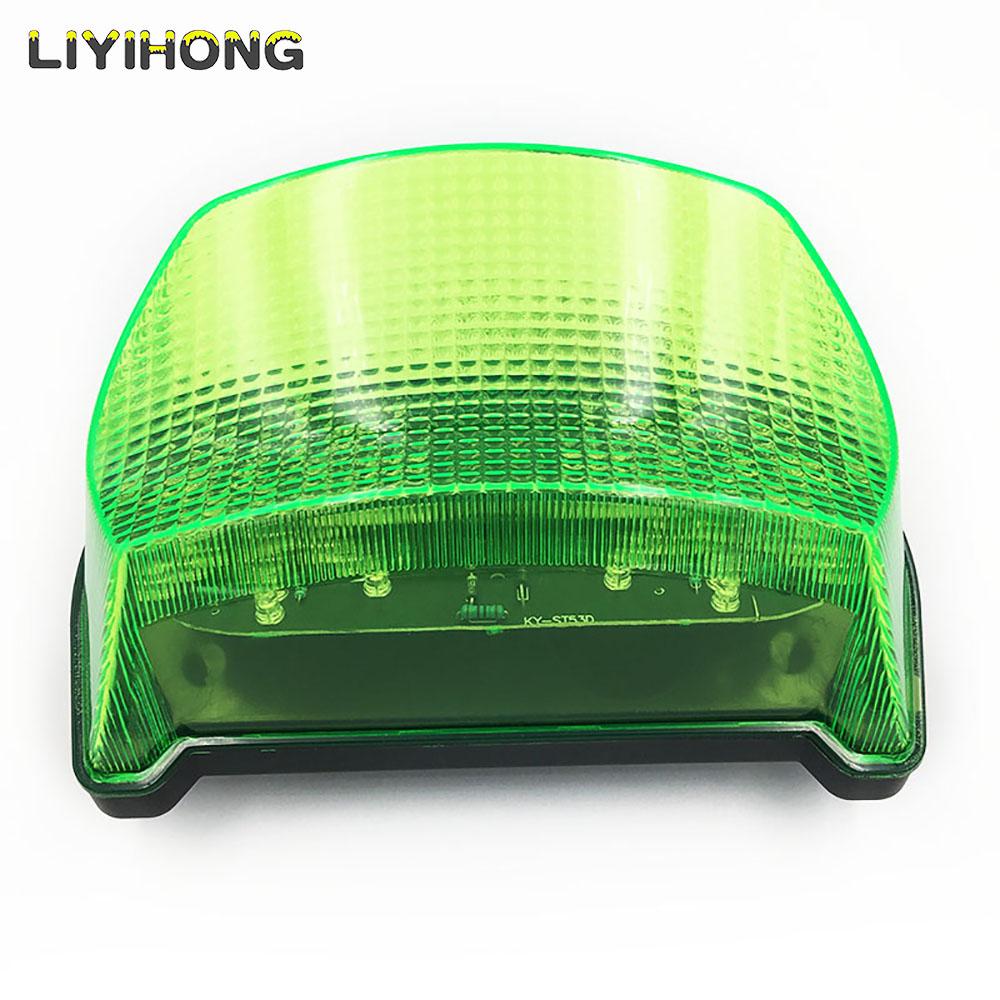 

LED Taillight For Kawasaki Ninja ZX-7R 1996 - 2001 Motorcycle Rear Turn Signals Brake Tail Light ZX7R 1997 1998 1999 2000 2001 Green 1