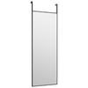 VidaXL Miroir de porte Noir 30x80 cm Verre et aluminium 327404
