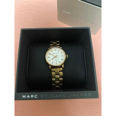 Used MARC BY MARC JACOBS Watch Gold White Dial