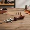 Leather Grooving Tool Adjustable Stitch Interchangeable for Leathercrafters,
