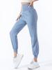 Women's Ice Silk Quick-Dry Slimming Wide-Leg Pants - Summer Casual Nine-Point Style.