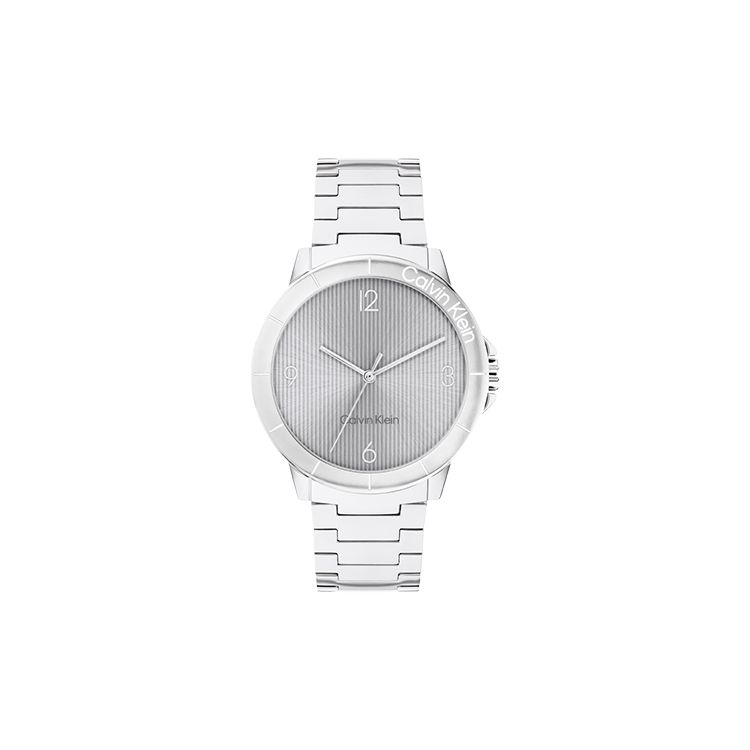 Calvin Klein Quartz Watch Steel Bracelet Silver Dial Minimalist Fashion Watch Women watches 25100022 25100022