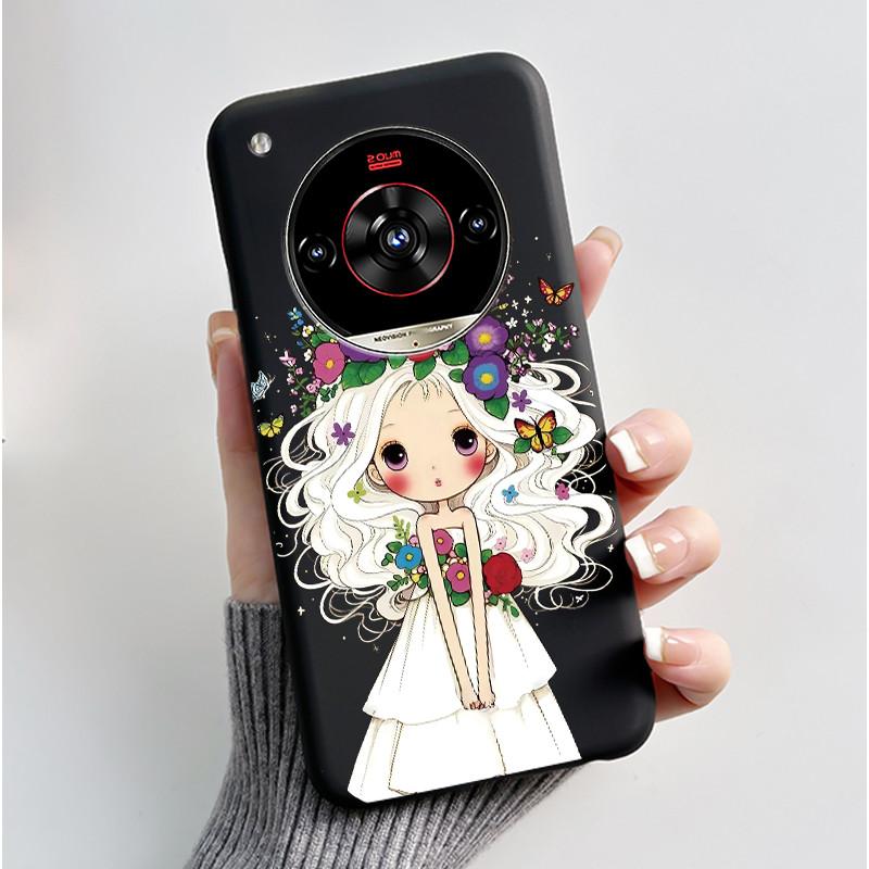 Funda Para ZTE Nubia Focus 2 Ultra Funda Z2463N Estética Lujo Linda Genial Niños Niñas Funda de Silicona Suave para Nubia Focus2 Ultra 5G