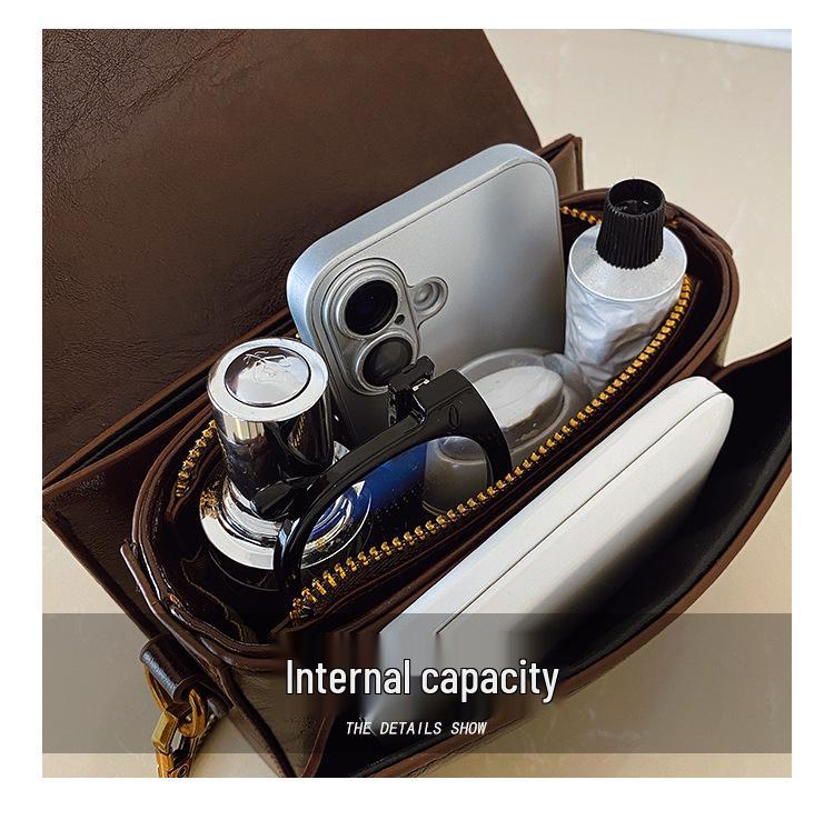 2024 Trendy Women's High-End Retro Crossbody Square Bag