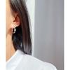 Fashion Cool Premium Micro-Inlaid Zircon Round Earrings Women'S Light Luxury Temperament Ear Buckles Commuter Earrings 431