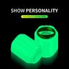 New 2026 Car Sticker For Ford 4Pcs Car Logo Luminous Valve Cap For Ford Focus Kuga Fiesta Ecosport Mondeo Escape Explorer Edge M