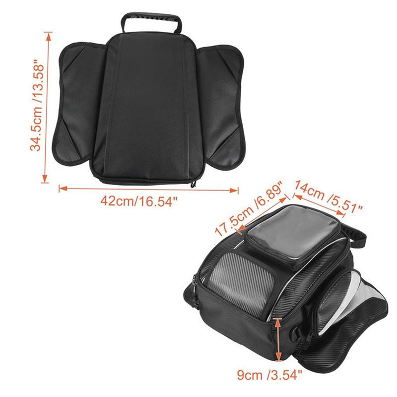 Motorrad-Tankrucksack, Motorrad-Tanktop-Aufbewahrungstasche, multifunktionale Motorrad-Reittasche, geeignet zum Radfahren