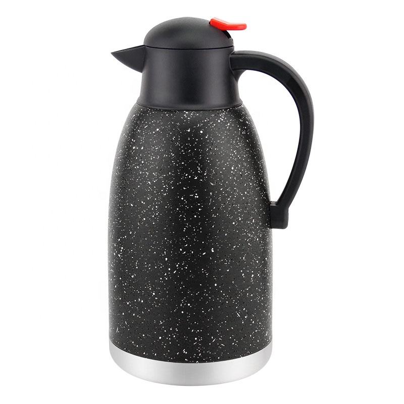 Stainless Steel Double Wall Vacuum Hot Water Kettle Insulated Thermal Tea Coffee Pot for Outdoor Camping