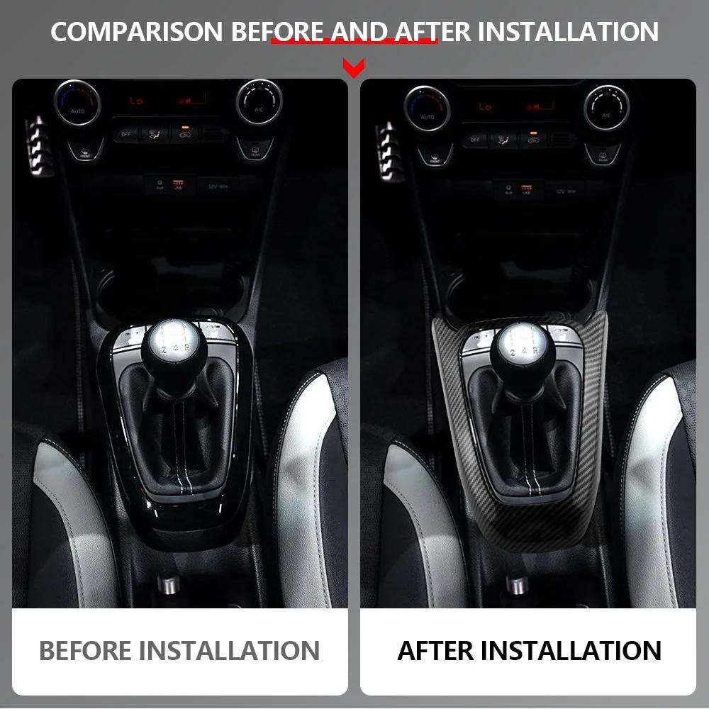 For Kia Morning 2025 2025 2025 Picanto 2019 Gear Shift Knob Panel Frame Cover Decoration Sticker Trim Moulding Accessories