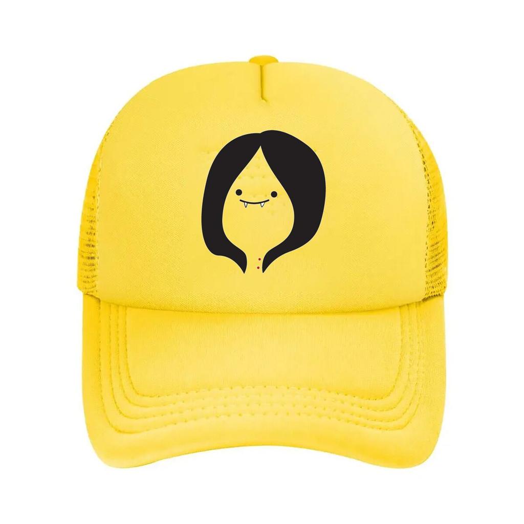 Cute Vampire Lady Graphic Mesh Baseball Cap Casual Hat Outdoor For Womens Unisex FeUnisex
