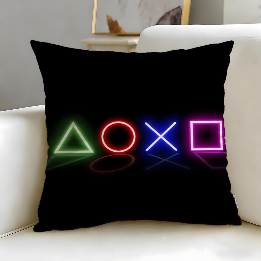 Classic Game Console Xbox Cushion Cover Soft  EasyWash Pillow Case  Versatile for Couch Bed Travel and Office