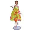 Modische Puppenkleidung für 11,5-Zoll-Mädchenpuppen-Outfits, Partykleid, gelbes Top und geblümter Midirock, 1/6-Puppen-Zubehör, Kinderspielzeug