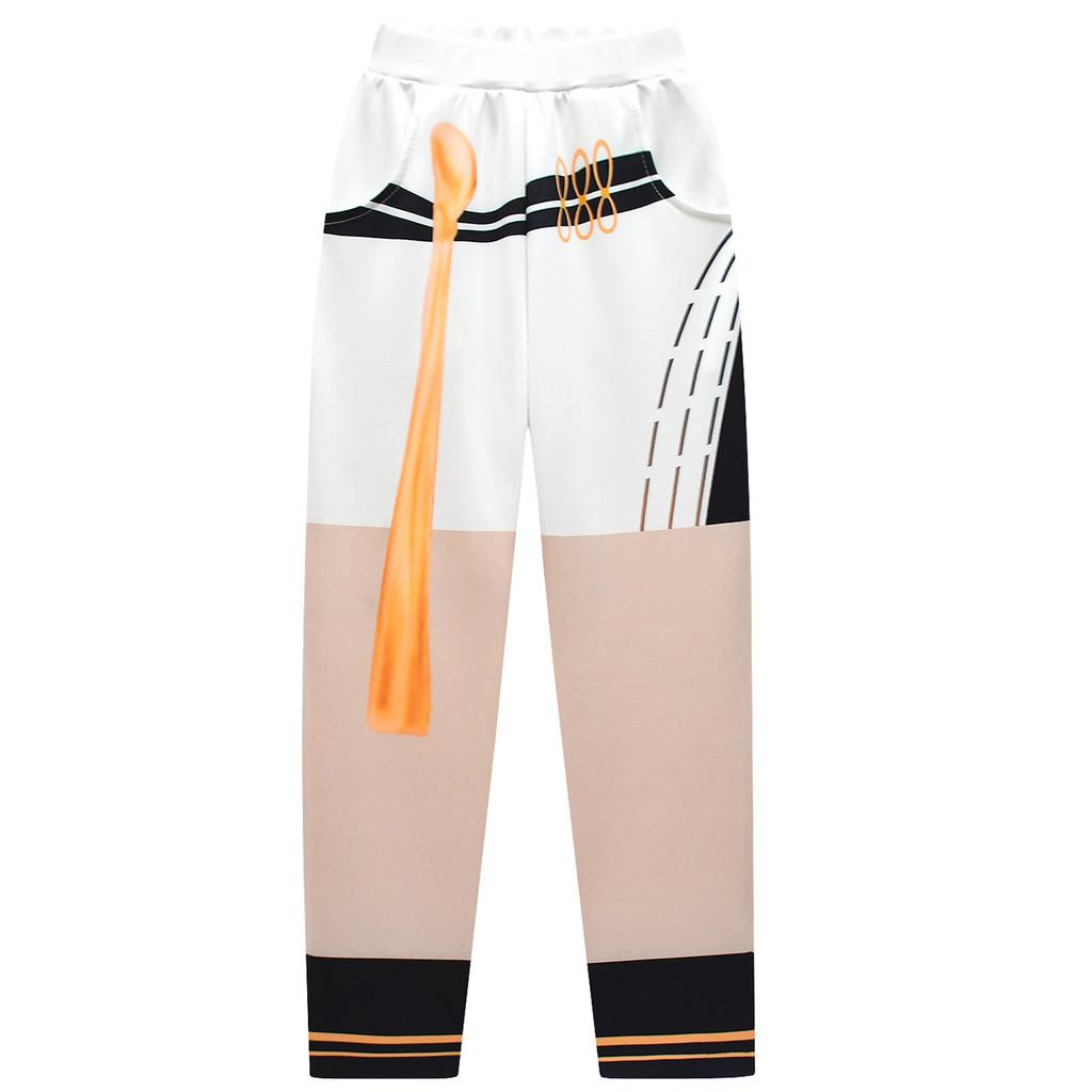 Kinder Mädchen Anime Cartoon POP Sängerin Super Star Bedruckte Weste Jacke Hose Kleidung Set Outfit Halloween Cosplay Kostüme