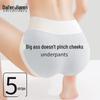 Damen Übergröße High-Waist Bauchkontrolle Nahtlose Slips