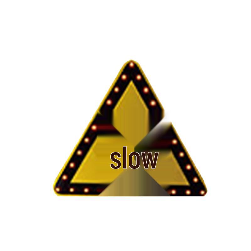Xunling Outdoor Reflective Slow Warning Sign