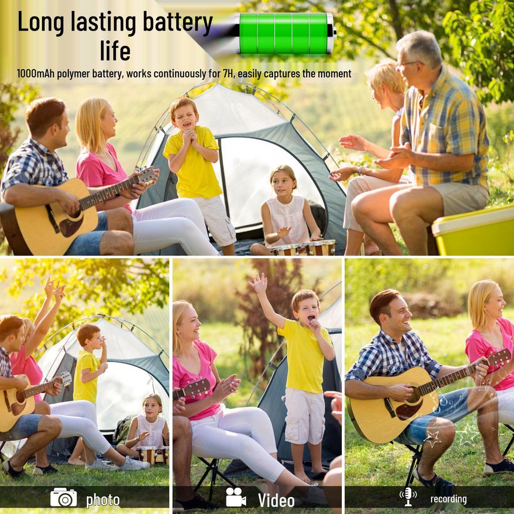 1080P HD Cycling Sports Camera - Portable Pocket Recorder